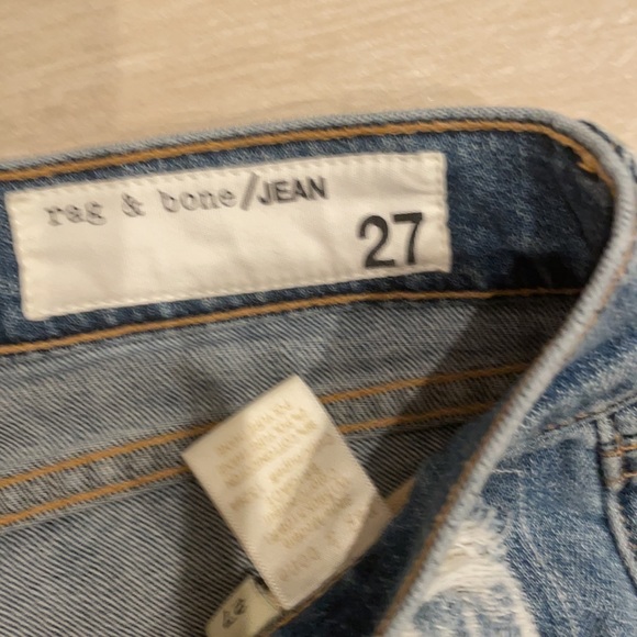 Rag & Bone Dre Ripped Jeans Sz 27 - Picture 4 of 7